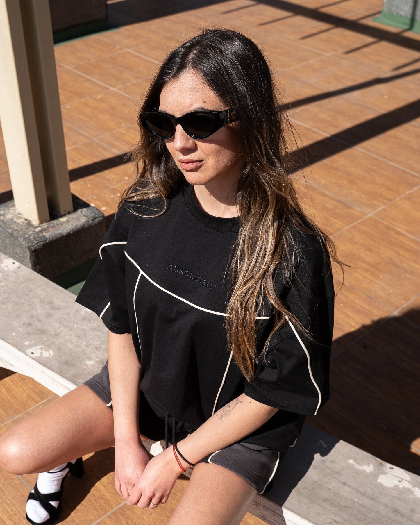 POLERA BOXY BLACKSUMMER (HEAVYWEIGHT)