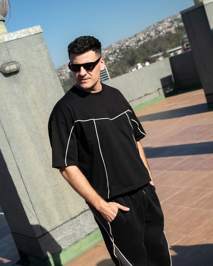 POLERA BOXY BLACKSUMMER (HEAVYWEIGHT)