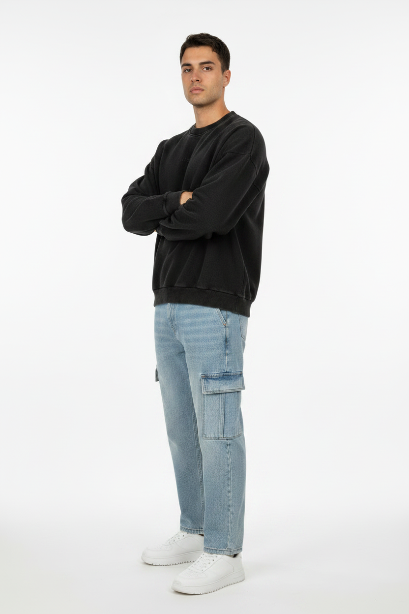 POLERÓN CREWNECK ACID WASH