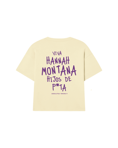 POLERA HANNAH MONTANA OVERSIZED (HEAVYWEIGHT)