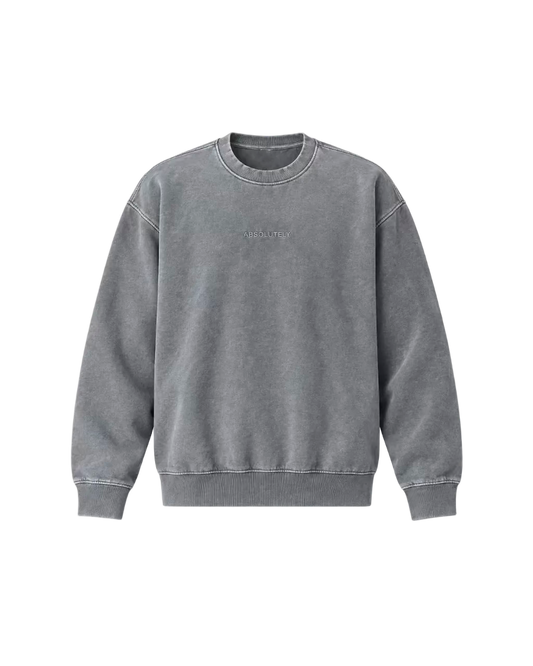 Gris - CREWNECK ACID BÁSICO