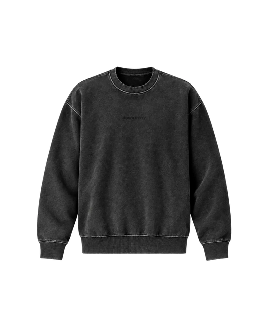 Negro - CREWNECK ACID BÁSICO