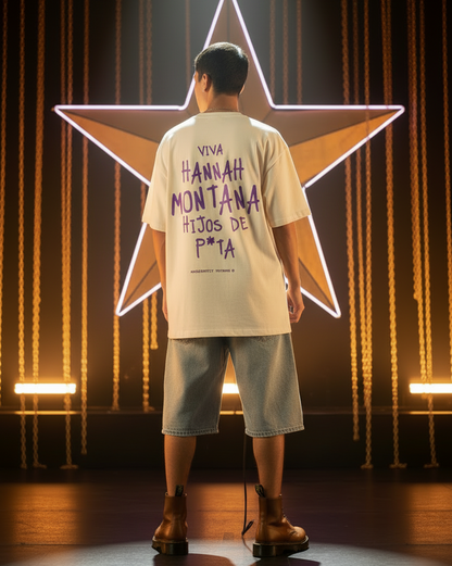 POLERA HANNAH MONTANA OVERSIZED (HEAVYWEIGHT)