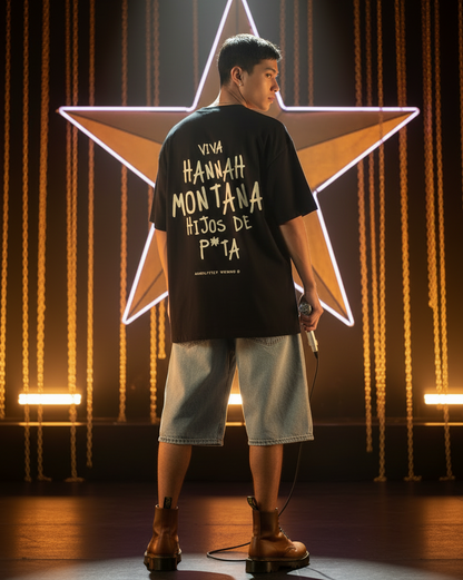 POLERA HANNAH MONTANA OVERSIZED (HEAVYWEIGHT)
